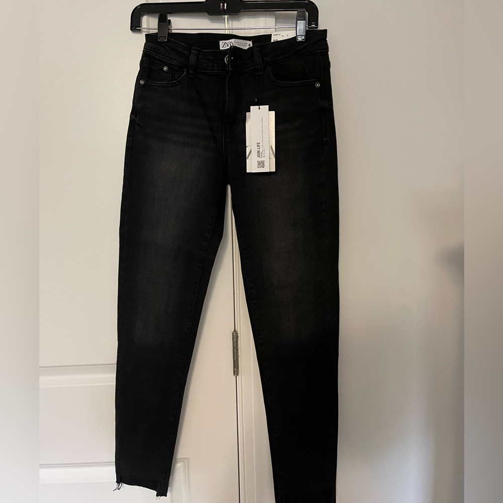 Zara high waist skinny jeans